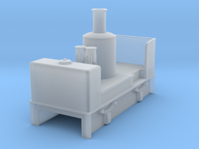 OO9 cheap and easy vertical boiler loco in Clear Ultra Fine Detail Plastic