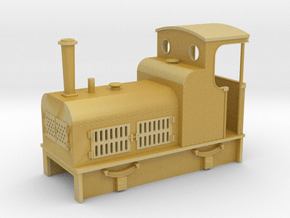009 Cheap and easy Bagnall petrol loco  in Tan Fine Detail Plastic
