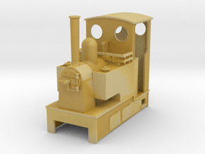O9 Side tank with cab  in Tan Fine Detail Plastic
