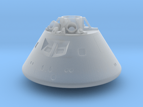 1/72 Orion Capsule in Smooth Fine Detail Plastic in Clear Ultra Fine Detail Plastic