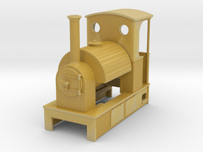 O9 Saddle tank with open back cab  in Tan Fine Detail Plastic