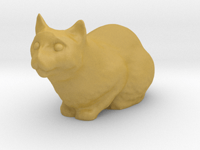 1/24 G Scale Cat Loaf for Diorama in Tan Fine Detail Plastic