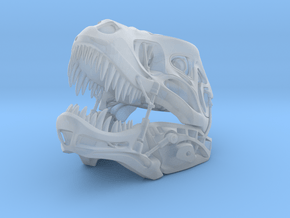 50 mm Long Robo-T-Rex in Clear Ultra Fine Detail Plastic