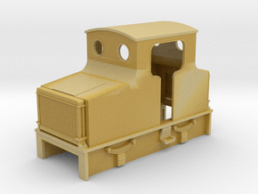 009 cheap and easy WW1 Hawthorn Leslie petrol loco in Tan Fine Detail Plastic
