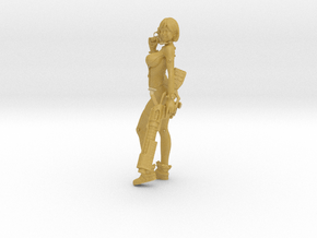 1/35 Sci-Fi Girl Anzu w Pistol and Rifle in Tan Fine Detail Plastic