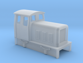 009 slightly chunky diesel loco in Clear Ultra Fine Detail Plastic