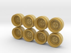 Enkei Focus Racing 8.2mm Hot Wheels Rims in Tan Fine Detail Plastic