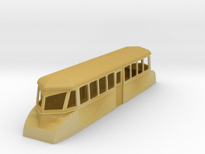 009 bogie "Flying Banana" railcar  in Tan Fine Detail Plastic