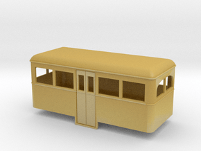 009 Cheap and easy railbus center car  in Tan Fine Detail Plastic