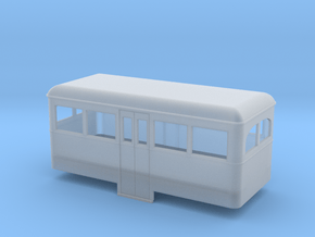 009 Cheap and easy railbus center car  in Clear Ultra Fine Detail Plastic
