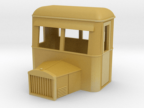 009  goods railbus cab only with bonnet in Tan Fine Detail Plastic