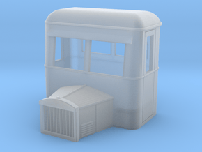 009  goods railbus cab only with bonnet in Clear Ultra Fine Detail Plastic