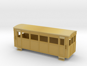 009 Drewry 4w railcar in Tan Fine Detail Plastic