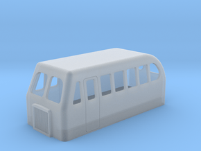 009/hon30 bus type railcar 50 in Clear Ultra Fine Detail Plastic