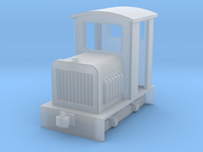 009 small diesel loco 1 in Clear Ultra Fine Detail Plastic