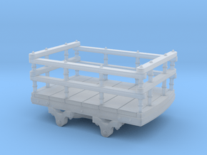 009 Dinorwic wooden slate wagon in Clear Ultra Fine Detail Plastic