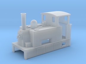 009 Steam tram loco with bunker 3 in Clear Ultra Fine Detail Plastic