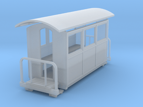 55n9 double balcony closed coach  in Clear Ultra Fine Detail Plastic