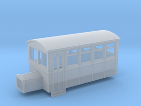 55n9 4 wheeled railbus version 2 in Clear Ultra Fine Detail Plastic