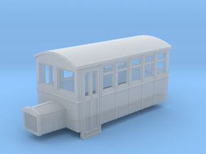 55n9 4 wheeled railbus version 1 in Clear Ultra Fine Detail Plastic