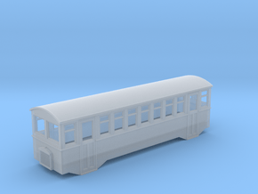 1/80 scale railbus  in Clear Ultra Fine Detail Plastic