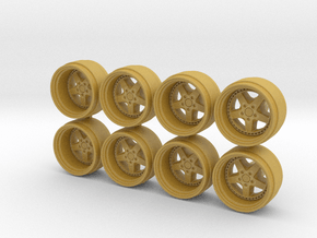 Impul R5 8-5 Hot Wheels Rims in Tan Fine Detail Plastic
