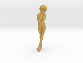 1/20 Cosplay Girl in Swimsuit for Dioramas in Tan Fine Detail Plastic
