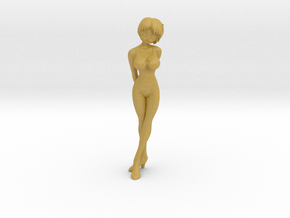 1/24 Cosplay Girl in Swimsuit for Dioramas in Tan Fine Detail Plastic
