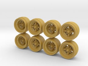 TRV Phantm 8-0 Hot Wheels Rims in Tan Fine Detail Plastic