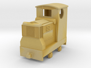 7mm scale Ruston 18hp diesel with Cab in Tan Fine Detail Plastic