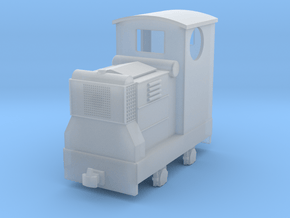 7mm scale Ruston 18hp diesel with Cab in Clear Ultra Fine Detail Plastic