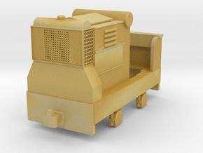 7mm scale Ruston 18hp diesel without Cab in Tan Fine Detail Plastic