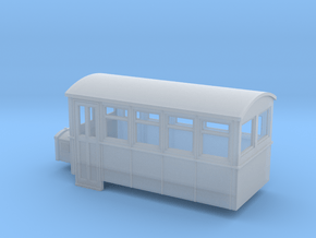 OO gauge old type railbus in Clear Ultra Fine Detail Plastic
