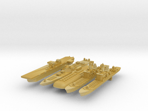 1:6000 Fleet in Tan Fine Detail Plastic