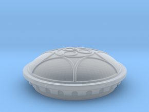 Rhinoceros Dome in Clear Ultra Fine Detail Plastic