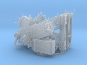 Corrupted Prime Gatling Cannon in Clear Ultra Fine Detail Plastic