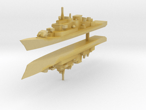 Maestrale frigate 1:2400 x2 in Tan Fine Detail Plastic
