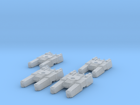 285th Centaur Hovertank platoon (tank hulls only) in Clear Ultra Fine Detail Plastic