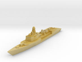 051C PLAN Destroyer 1:2400 x1 in Tan Fine Detail Plastic