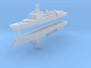 051C PLAN Destroyer 1:3000 x2 in Clear Ultra Fine Detail Plastic