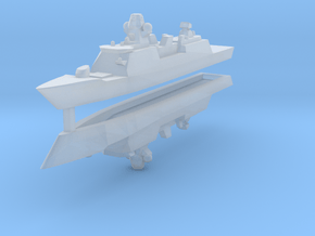 De Zeven Provinciën class frigate 1:3000 x2 in Clear Ultra Fine Detail Plastic