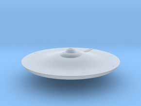 2500 TOS Saucer v2 in Clear Ultra Fine Detail Plastic