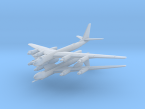 Tu-95 1:600 x2 in Clear Ultra Fine Detail Plastic