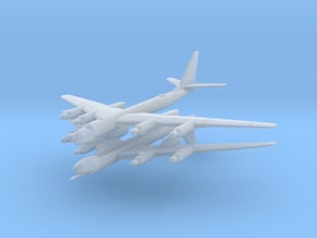Tu-95 1:700 x2 in Clear Ultra Fine Detail Plastic