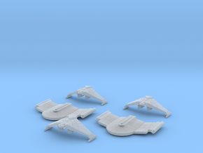 5k Romulan Cruiser Section in Clear Ultra Fine Detail Plastic