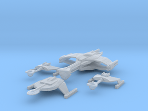 5k Romulan War Fleet in Clear Ultra Fine Detail Plastic