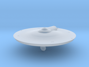 2500 TOS saucer v4 in Clear Ultra Fine Detail Plastic
