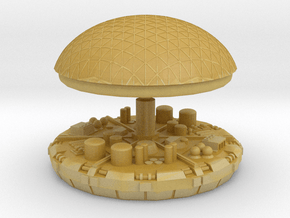 Dome and top in Tan Fine Detail Plastic