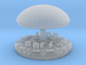 Dome and top in Clear Ultra Fine Detail Plastic