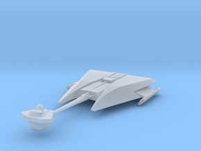 2500 Klingon D-10 class in Clear Ultra Fine Detail Plastic